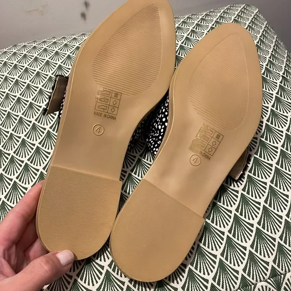 The march - black speckled spot mule Size uk4 - Picture 5 of 5